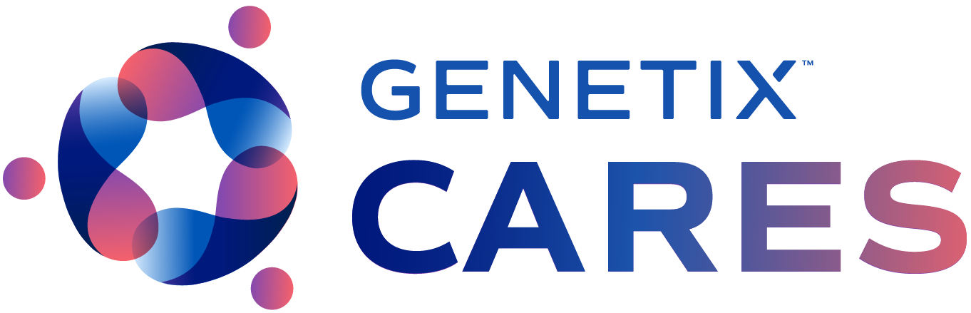 The Genetix CARES logo